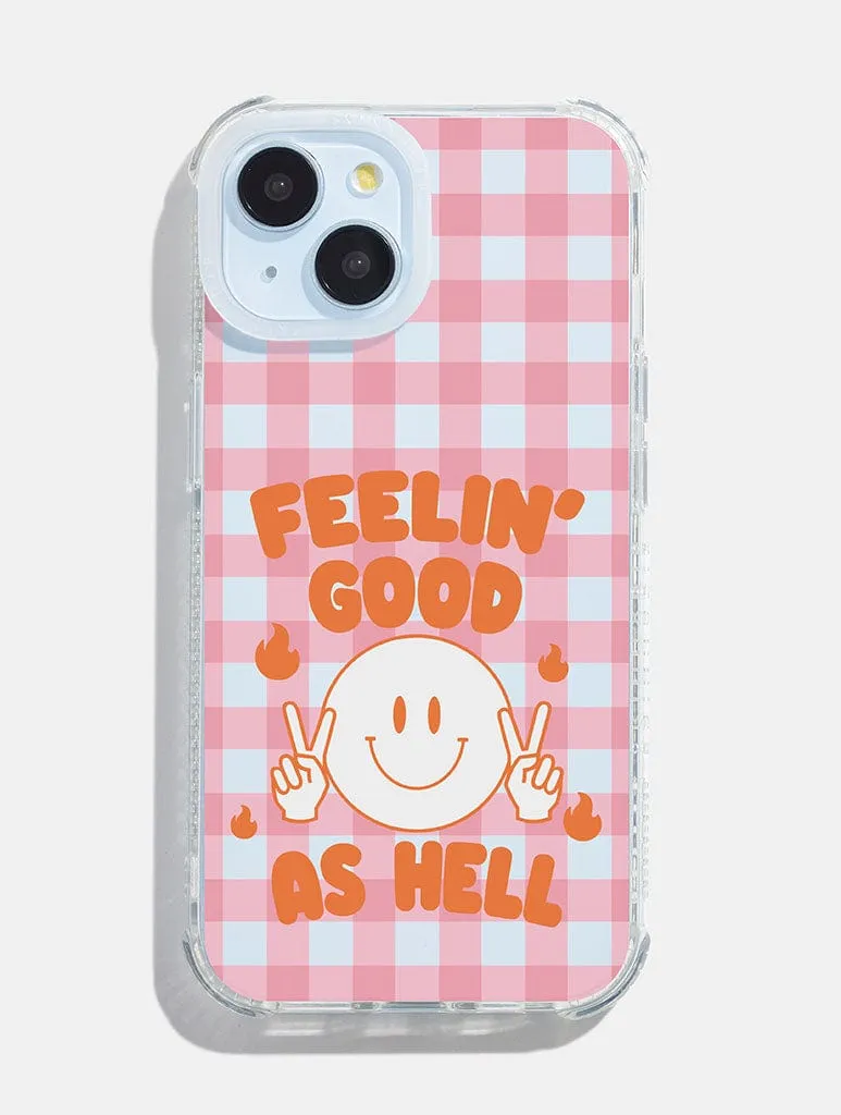 Hollie Graphik x Skinnydip Feelin' Good As Hell Shock iPhone Case sold by Skinnydip London