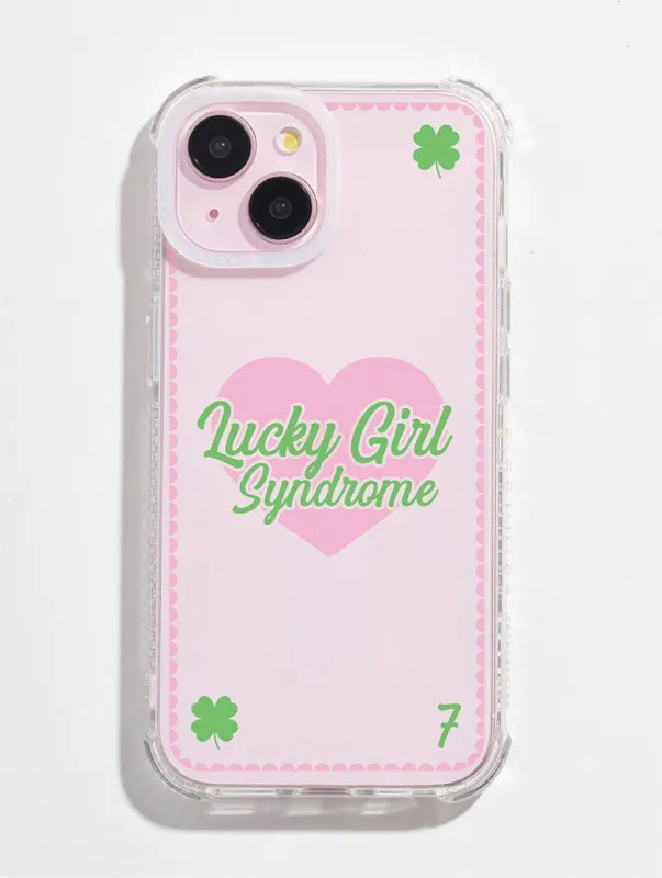 Lucky Girl Syndrome Shock iPhone Case sold by Skinnydip London