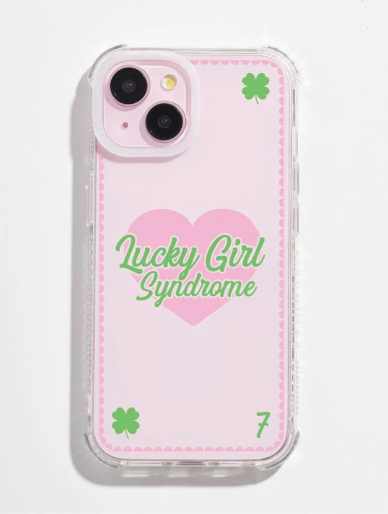 Lucky Girl Syndrome Shock iPhone Case sold by Skinnydip London