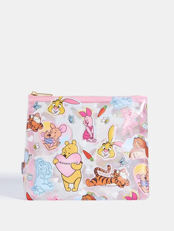 Winnie the Pooh Cute Sticker Wash Bag sold by Skinnydip London