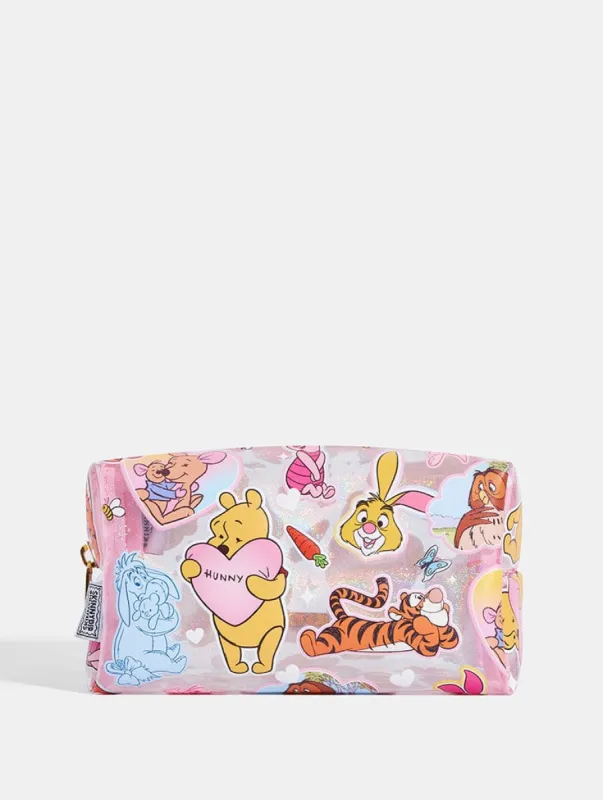 Winnie the Pooh Cute Sticker Makeup Bag sold by Skinnydip London