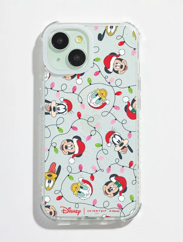 Disney Christmas Fairy Lights Shock iPhone Case sold by Skinnydip London