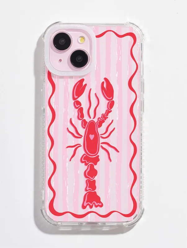 Lobster Stripe Shock iPhone Case sold by Skinnydip London