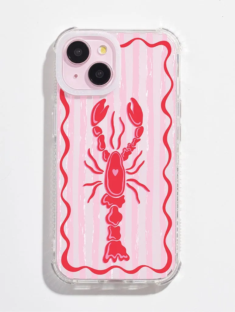 Lobster Stripe Shock iPhone Case sold by Skinnydip London
