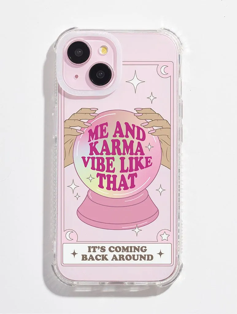 Karma Crystal Ball Shock iPhone Case sold by Skinnydip London