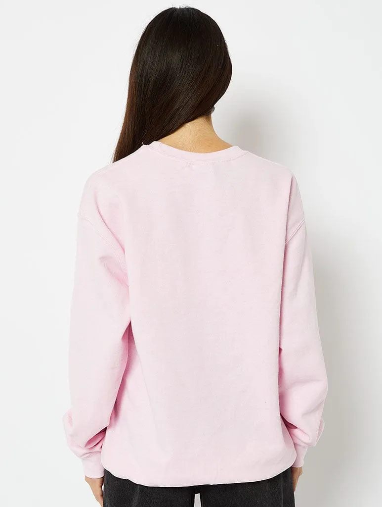 I Am The Gift Sweatshirt in Pink sold by Skinnydip London product image thumbnail 2