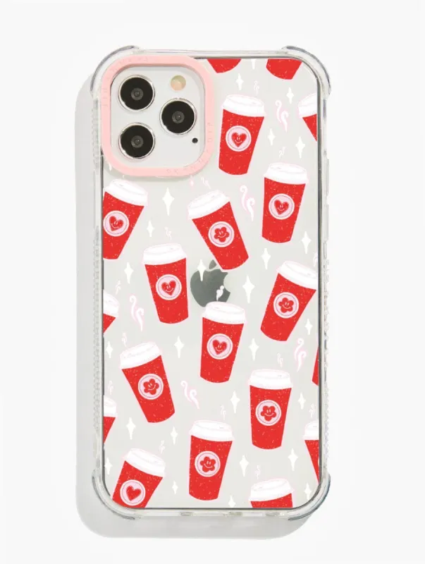 Coffee Cups Shock iPhone Case made by Skinnydip London