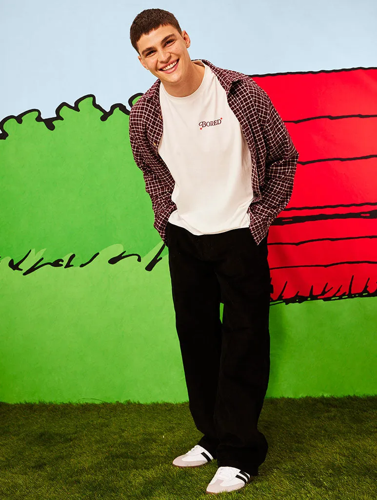 Peanuts x Skinnydip Snoopy We're All Bored T-Shirt in Ecru sold by Skinnydip London product image thumbnail 5