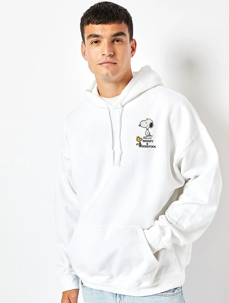 Peanuts x Skinnydip Snoopy Mixed Character Hoodie in Ecru sold by Skinnydip London product image thumbnail 2