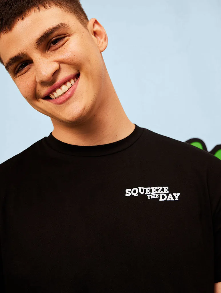 Peanuts x Skinnydip Snoopy Squeeze the Day T-Shirt in Black sold by Skinnydip London product image thumbnail 2