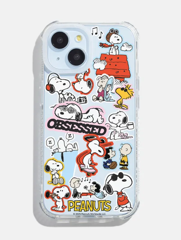 Peanuts x Skinnydip Snoopy Sticker Shock iPhone Case sold by Skinnydip London