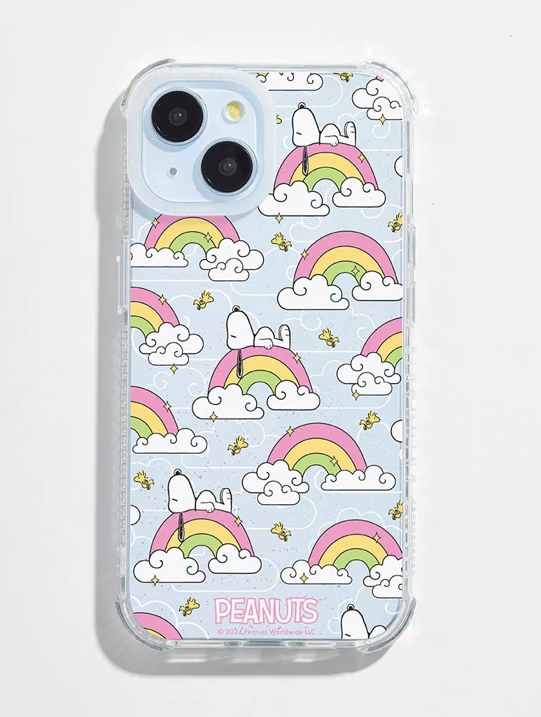 Peanuts x Skinnydip Snoopy Rainbow Repeat Shock iPhone Case sold by Skinnydip London