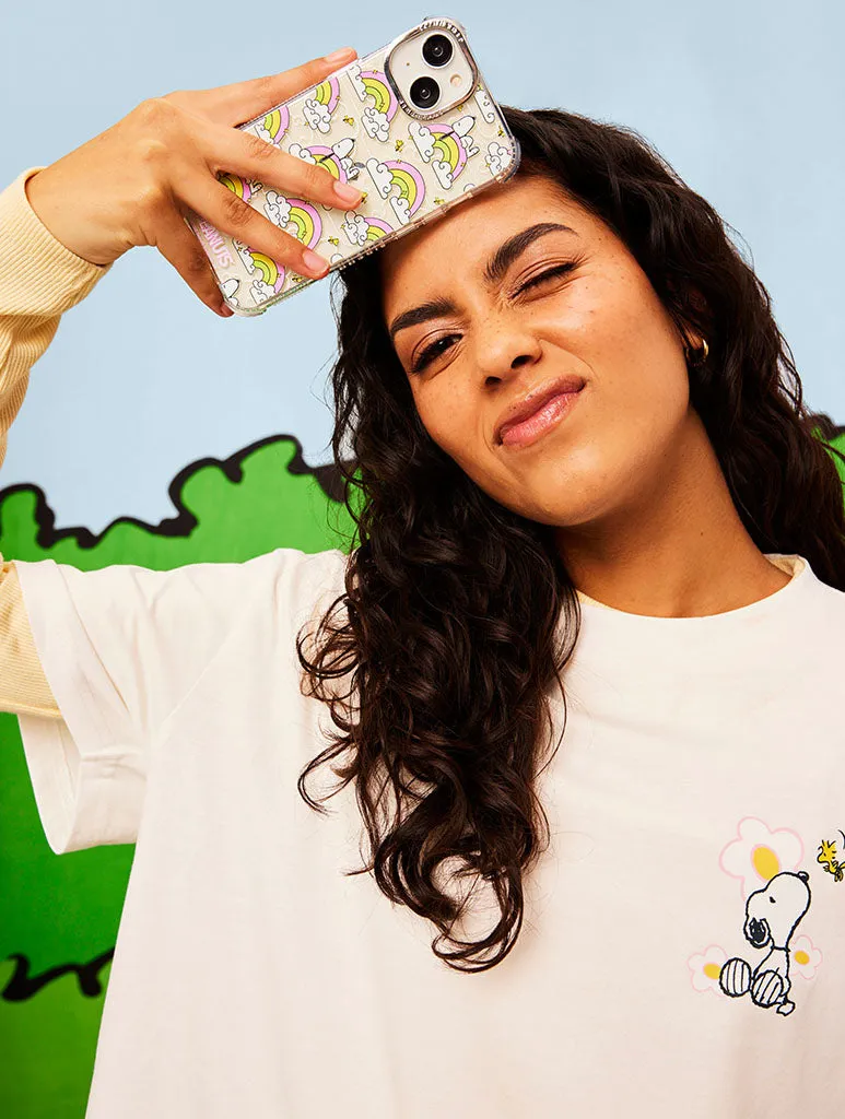 Peanuts x Skinnydip Snoopy Rainbow Repeat Shock iPhone Case sold by Skinnydip London product image thumbnail 2