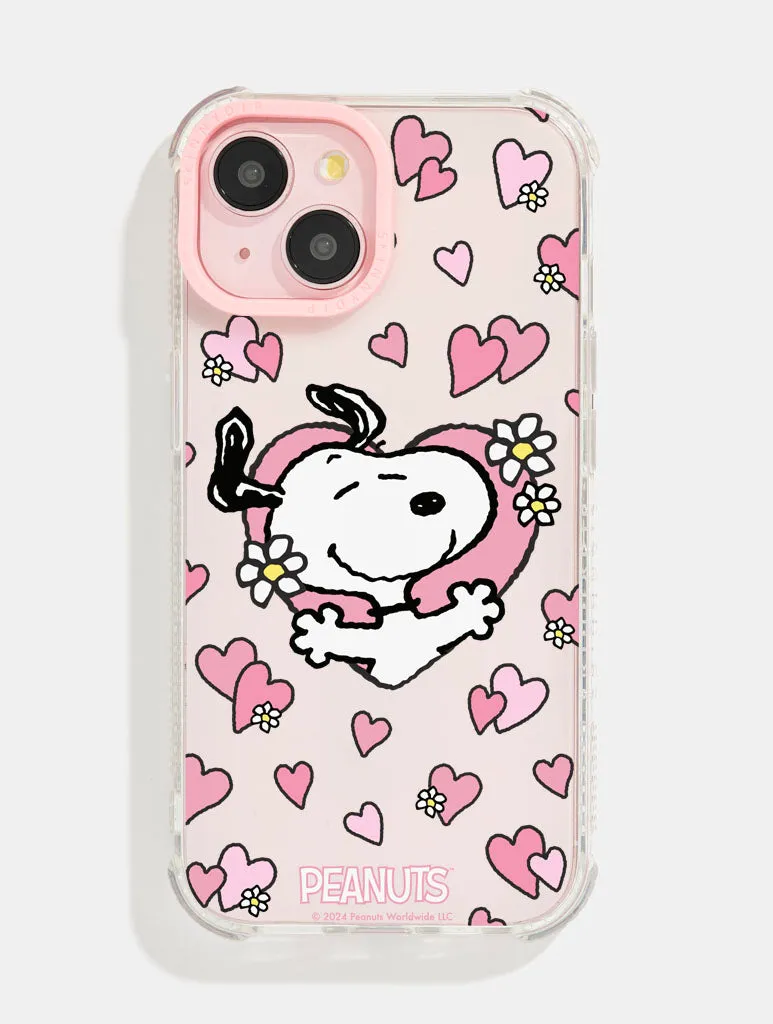 Peanuts x Skinnydip Snoopy Love Hearts Shock iPhone Case sold by Skinnydip London