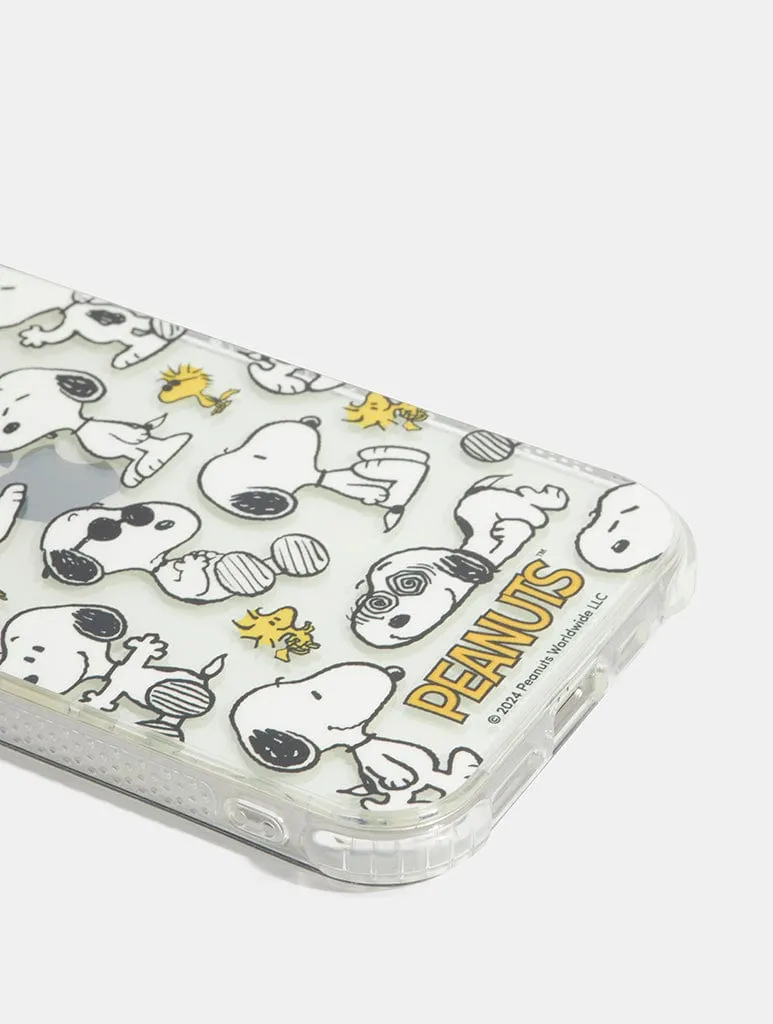 Peanuts x Skinnydip Snoopy Repeat Shock iPhone Case sold by Skinnydip London product image thumbnail 3
