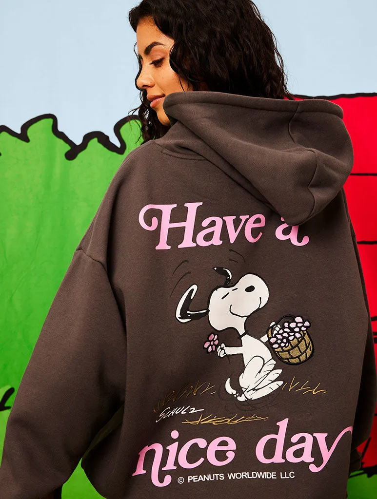 Peanuts x Skinnydip Have A Nice Day Hoodie sold by Skinnydip London