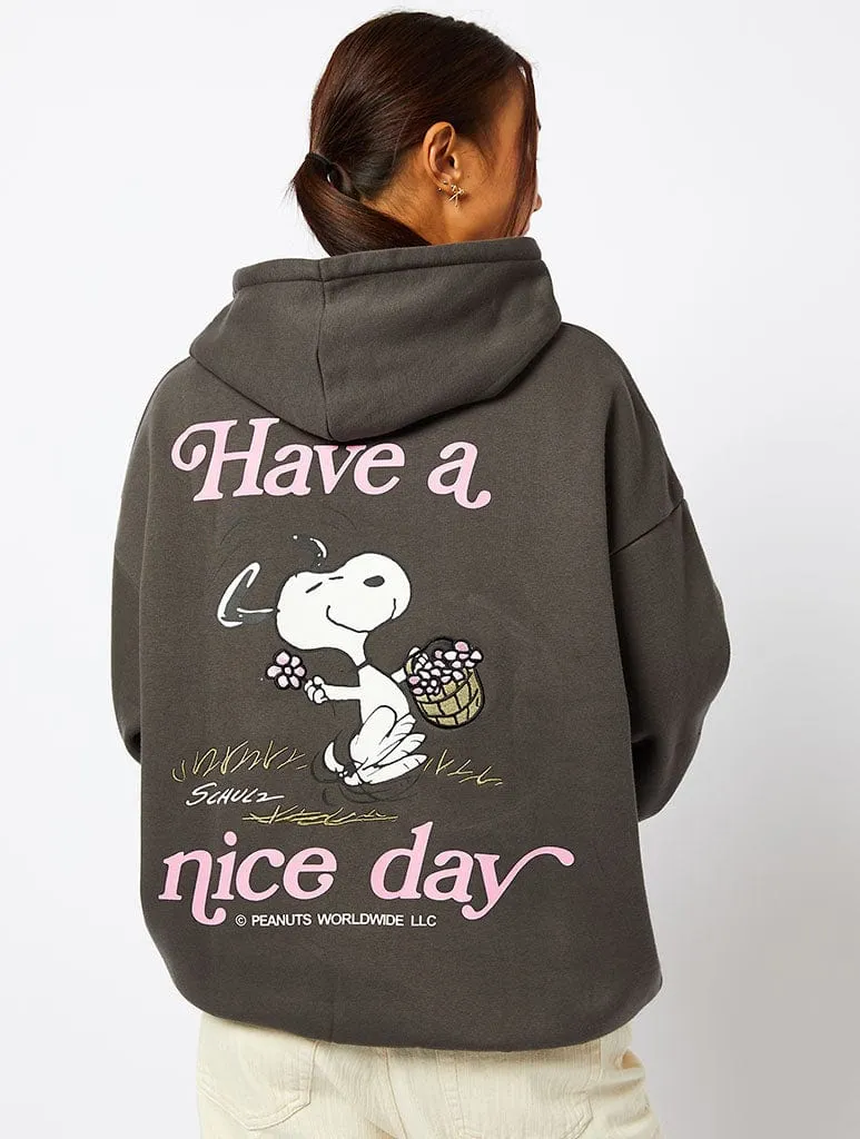 Peanuts x Skinnydip Have A Nice Day Hoodie sold by Skinnydip London product image thumbnail 3