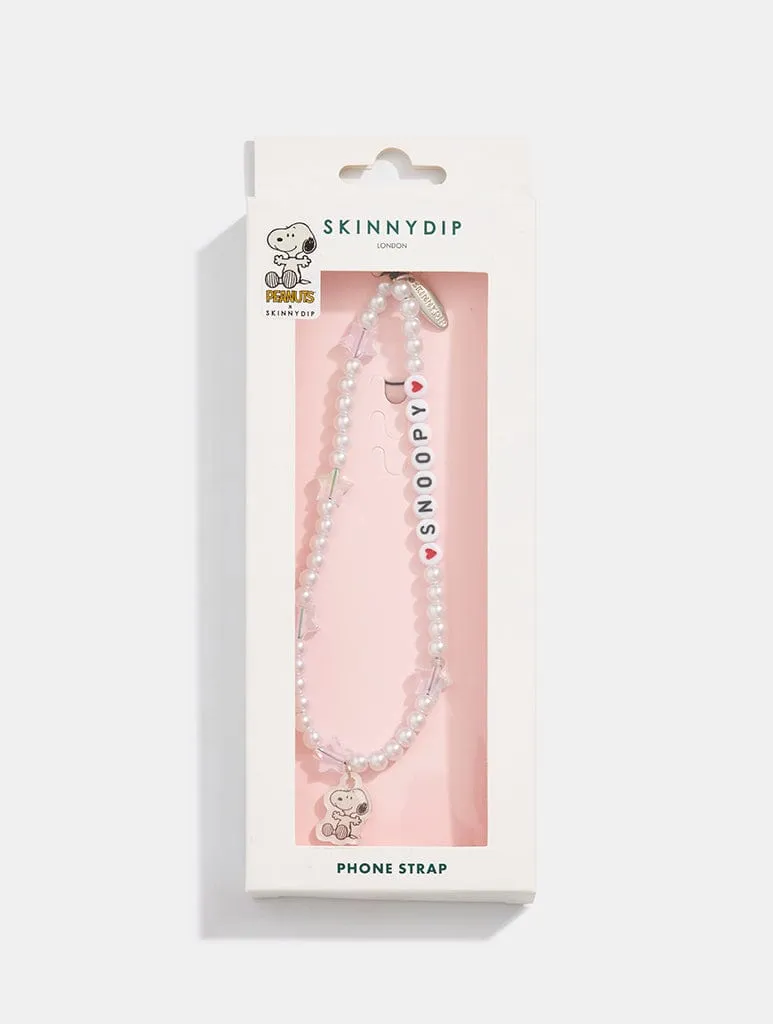 Peanuts x Skinnydip Snoopy Beaded Phone Strap sold by Skinnydip London product image thumbnail 4