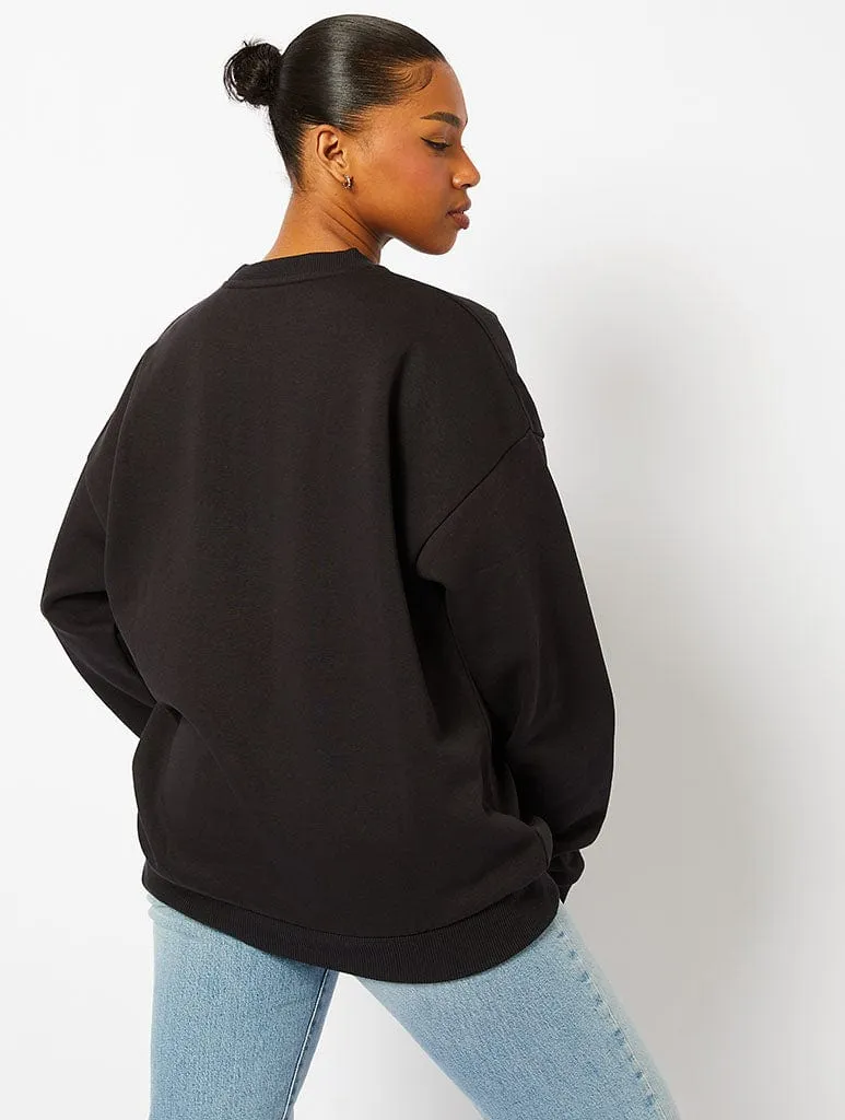 Disney Aliens Ho Ho Ho Sweatshirt In Black sold by Skinnydip London product image thumbnail 2