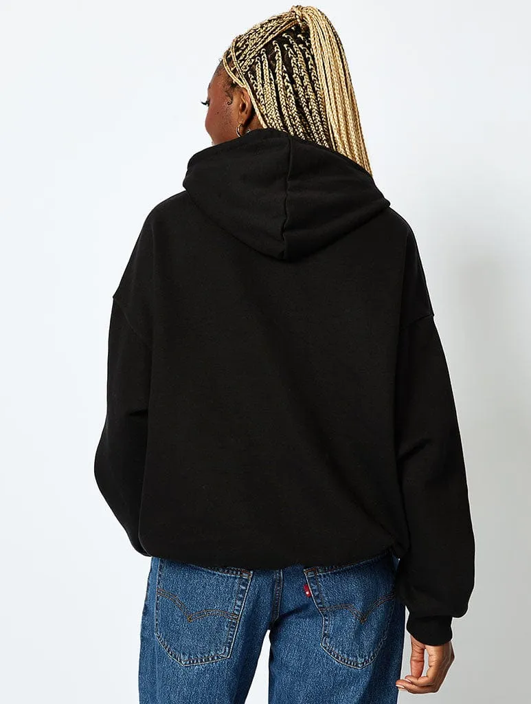 Bah Hunbug Hoodie in Black sold by Skinnydip London product image thumbnail 2