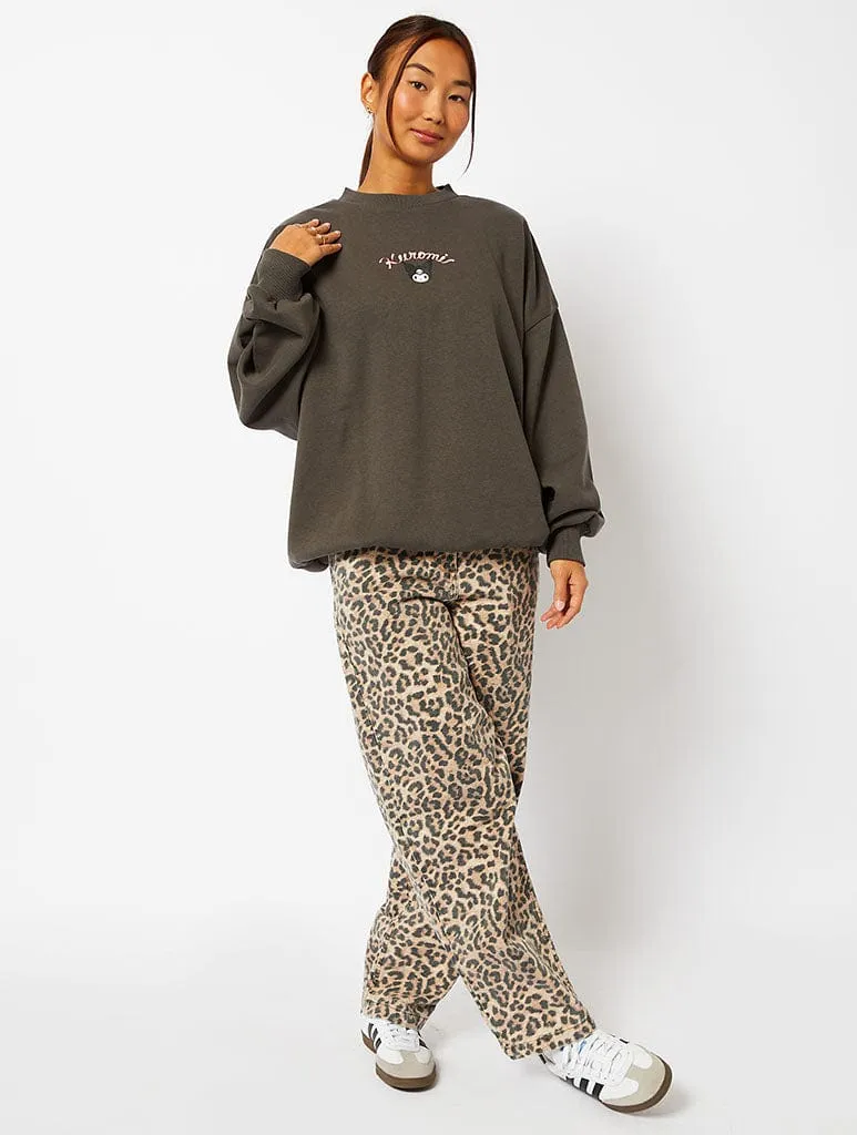 Hello Kitty x Skinnydip Kuromi Cherry Sweatshirt in Black sold by Skinnydip London product image thumbnail 4