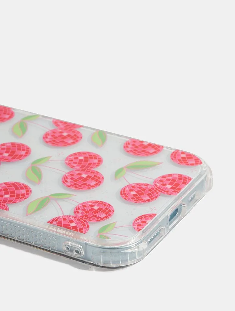 Disco Cherries Shock iPhone Case sold by Skinnydip London product image thumbnail 3