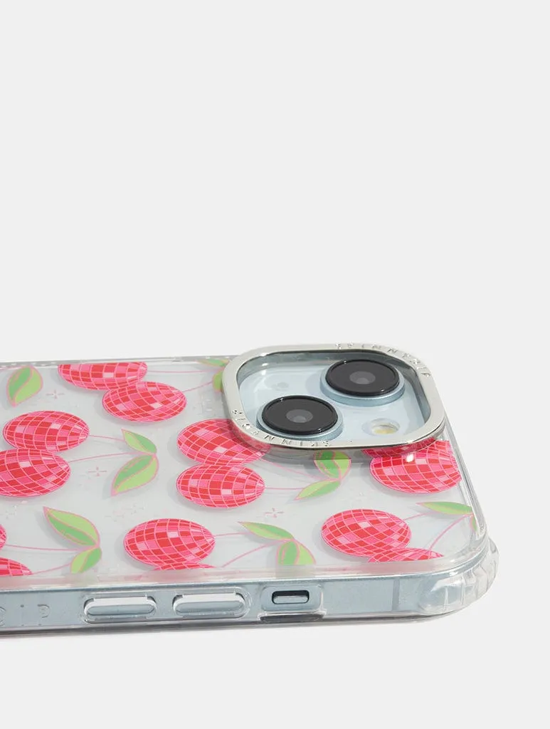 Disco Cherries Shock iPhone Case sold by Skinnydip London product image thumbnail 4