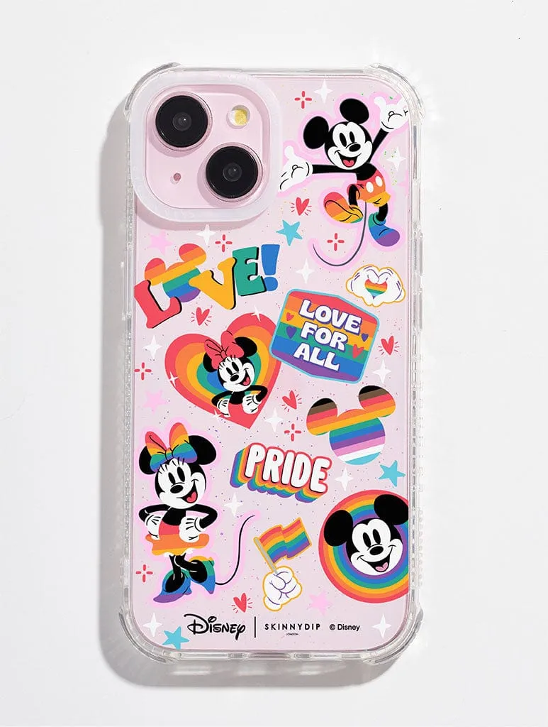 Disney Mickey and Minnie Pride Shock Case sold by Skinnydip London