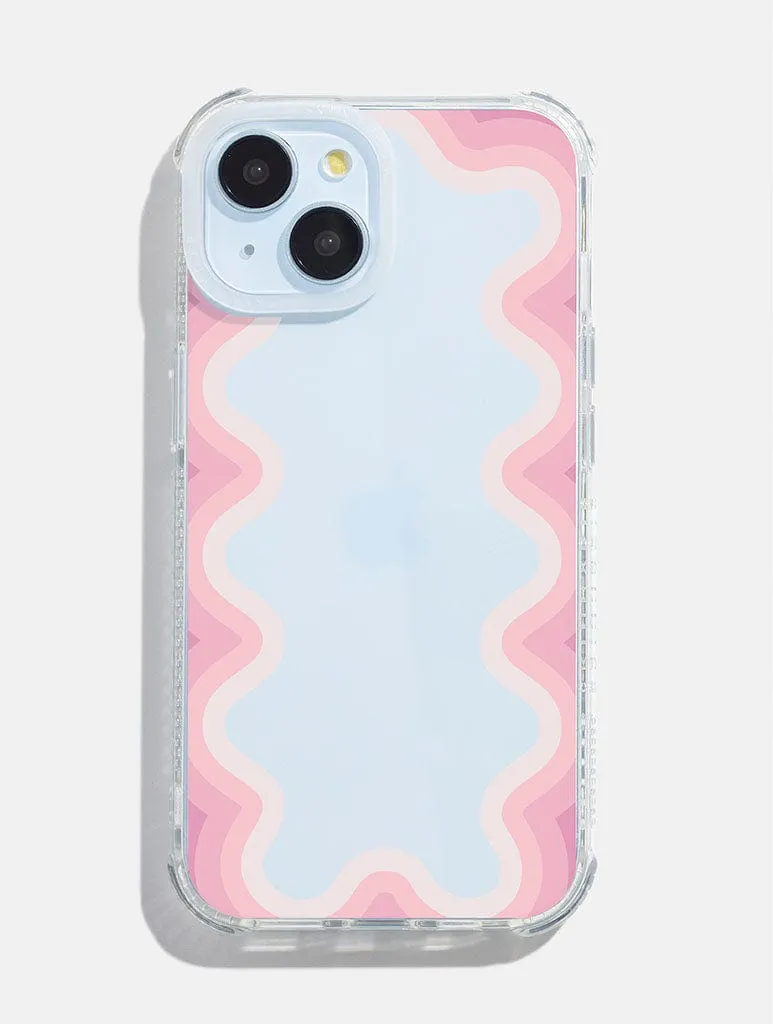 Pink Wiggle Shock iPhone Case sold by Skinnydip London