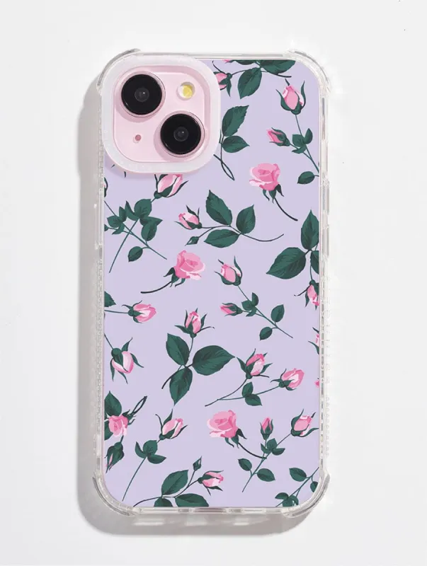Pink Flower Vine Shock iPhone Case sold by Skinnydip London