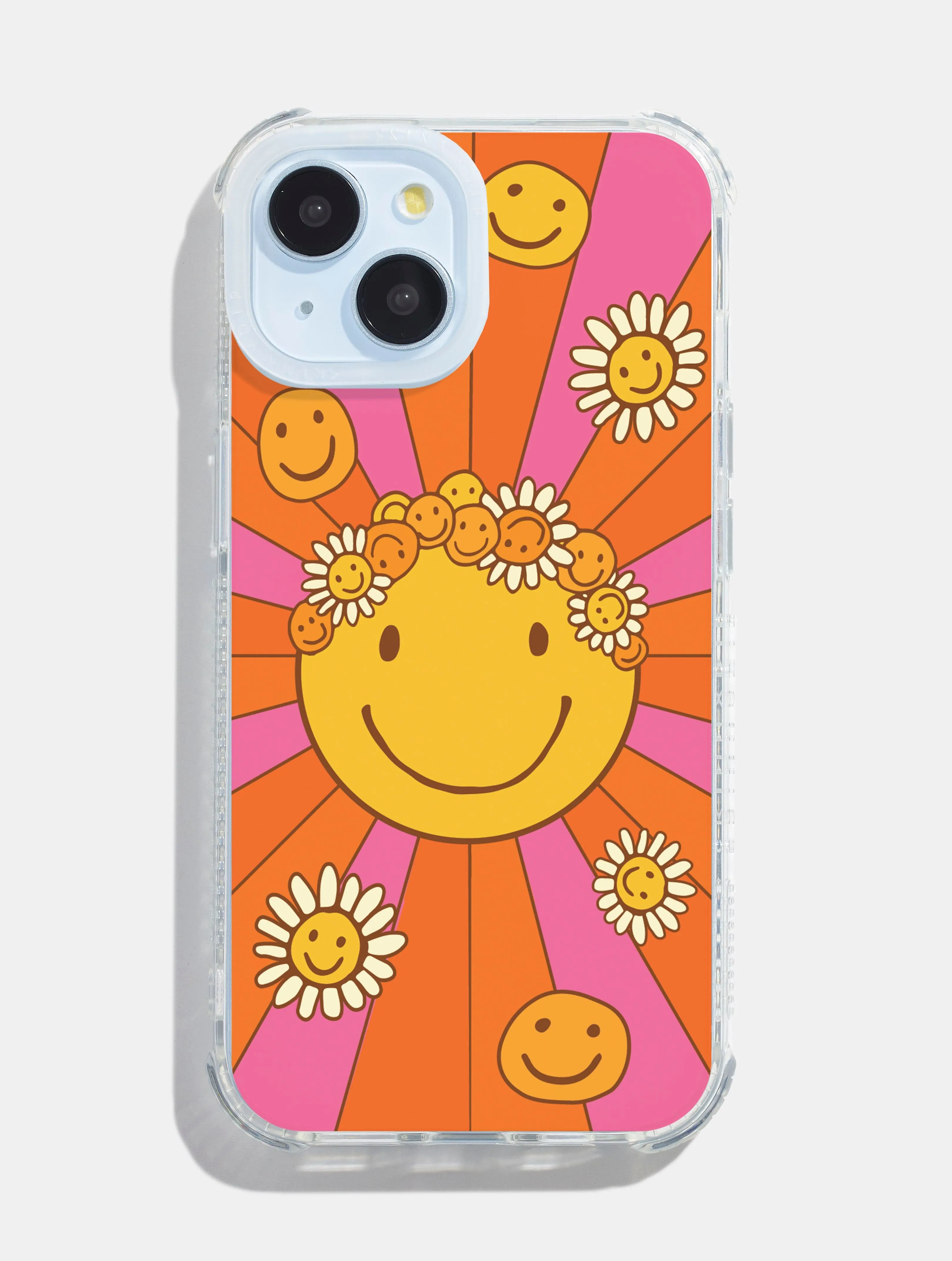 Mojo Valley x Skinnydip Floral Happy Face Shock iPhone Case sold by Skinnydip London