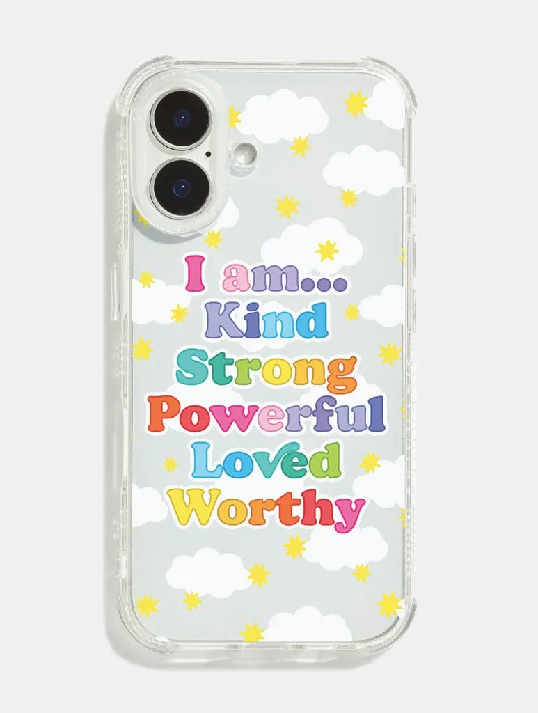 Meg Garrod x Skinnydip Daily Affirmations Shock iPhone Case sold by Skinnydip London