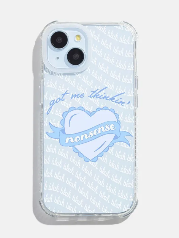 Nonsense Shock iPhone Case sold by Skinnydip London