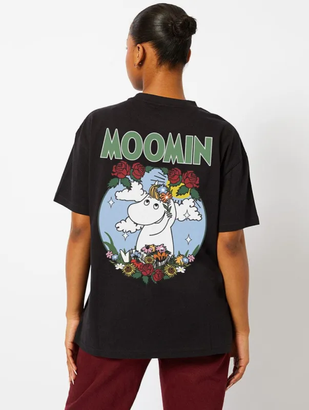 Skinnydip x Moomin T-Shirt in Black sold by Skinnydip London