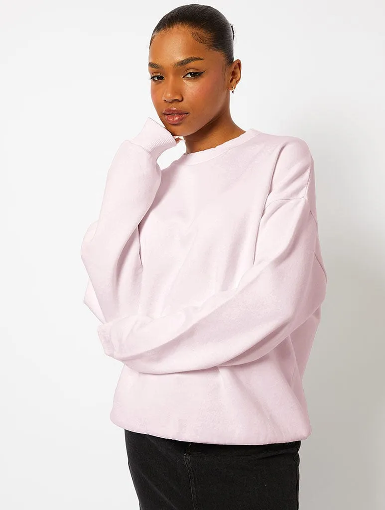 Skinnydip x Moomin Life is Good Sweatshirt in Pink sold by Skinnydip London product image thumbnail 2