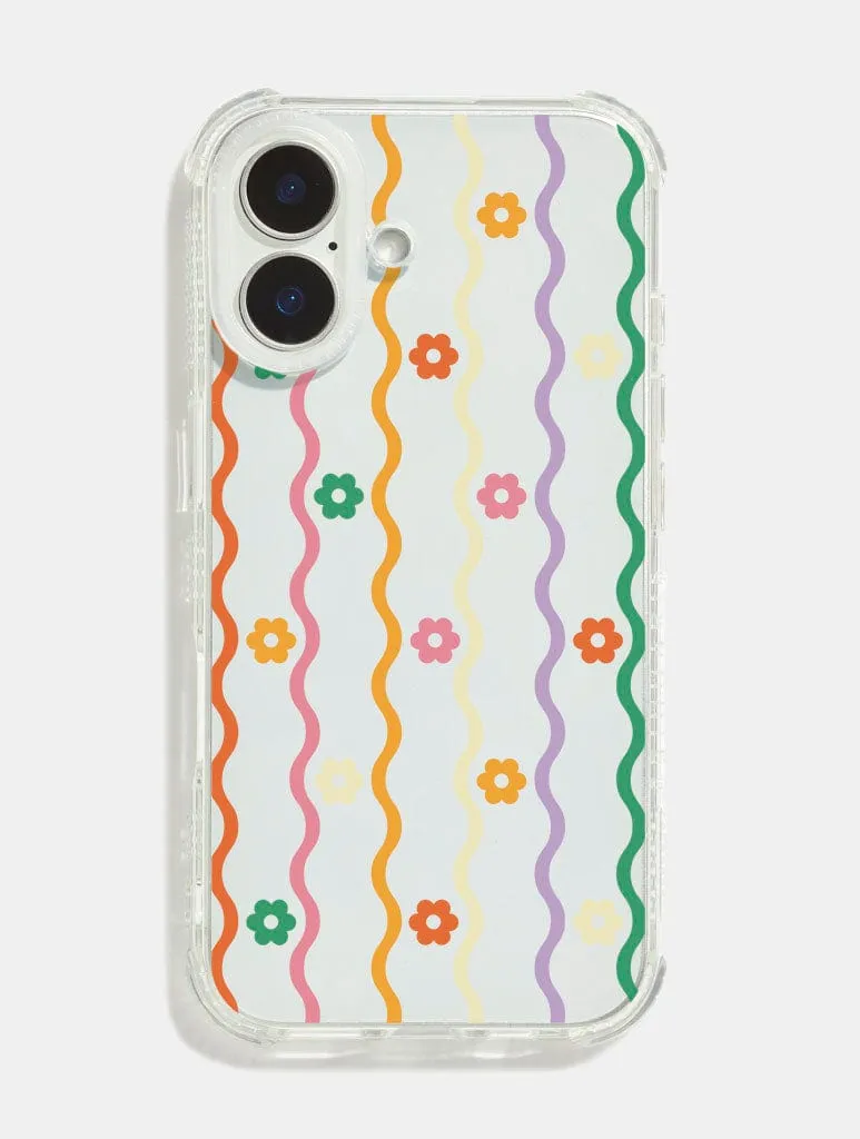 Proper Good x Skinnydip Floral Wiggle Shock iPhone Case sold by Skinnydip London