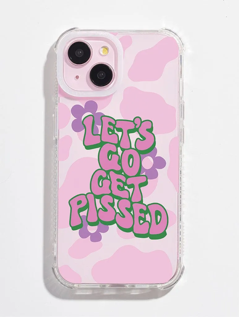 Printed Weird x Skinnydip Lets Get Pissed Shock iPhone Case sold by Skinnydip London