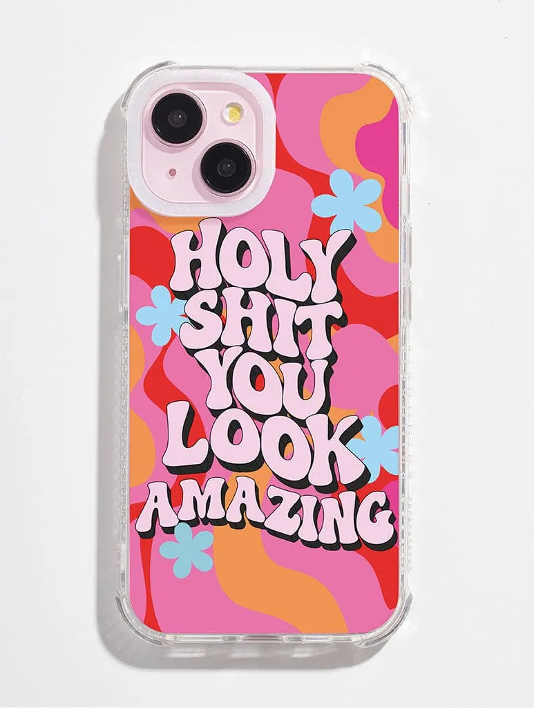 Printed Weird x Skinnydip Holy Shit Shock iPhone Case sold by Skinnydip London