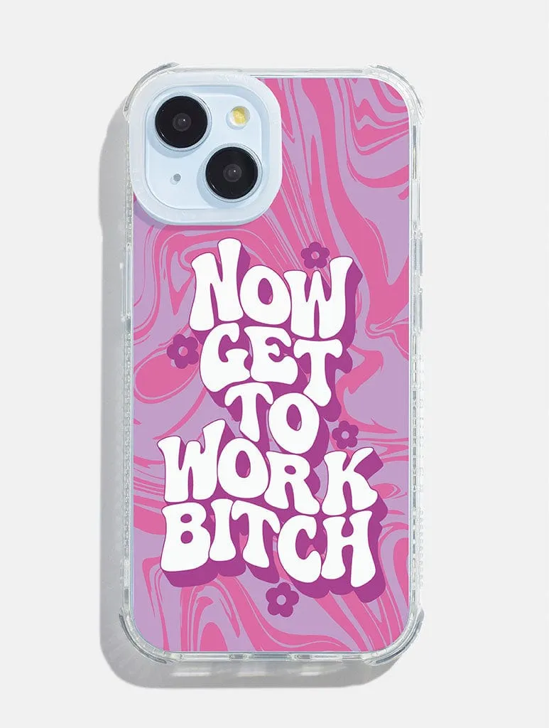 Printed Weird x Skinnydip Get to Work Shock iPhone Case sold by Skinnydip London