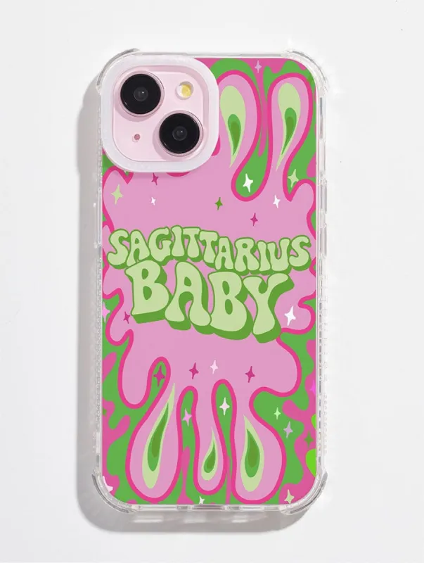 Printed Weird x Skinnydip Sagittarius Shock iPhone Case made by Skinnydip London