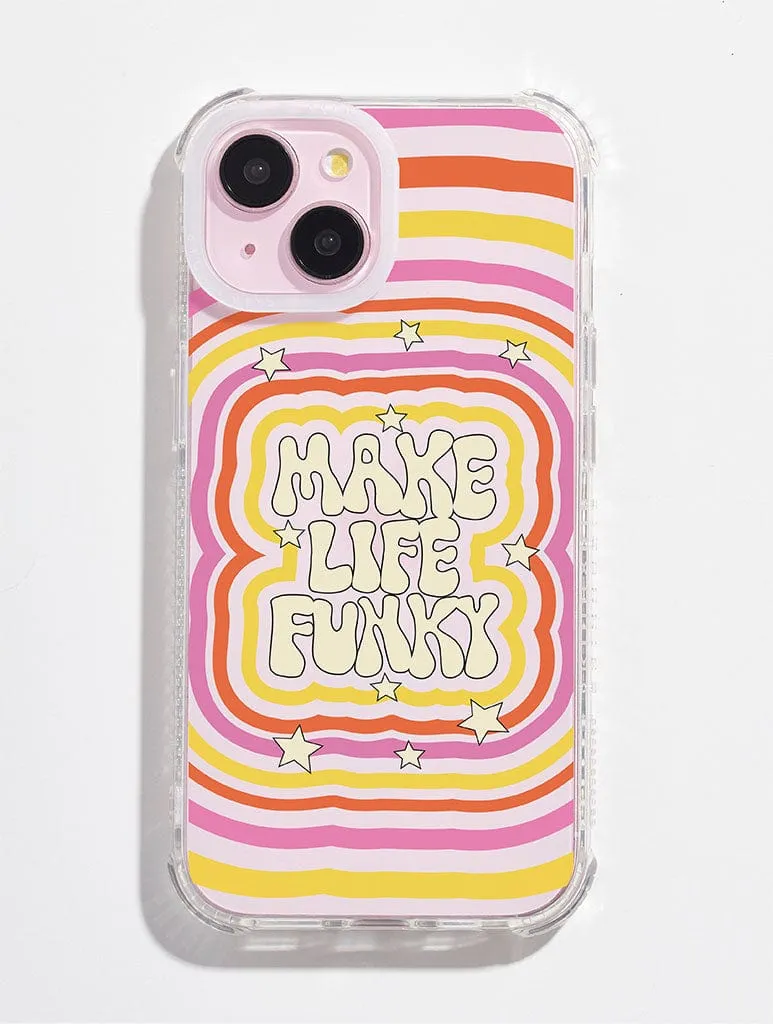 Printed Weird x Skinnydip Make Life Funky Shock iPhone Case sold by Skinnydip London
