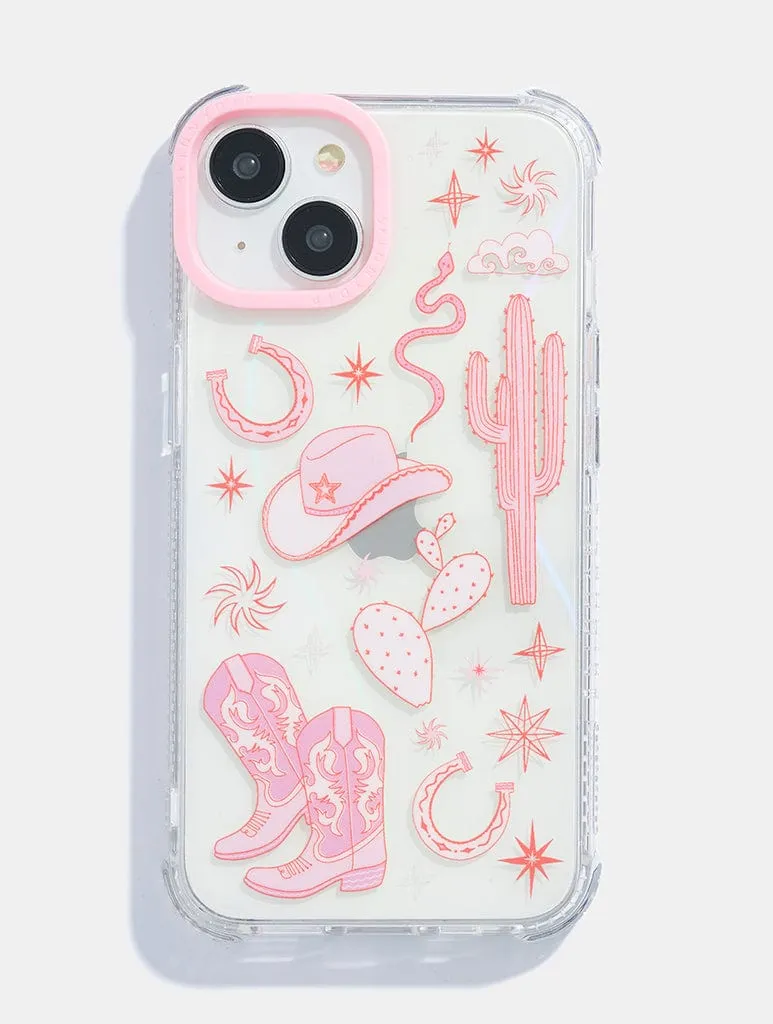 Pink Rodeo Cowgirl Shock iPhone Case sold by Skinnydip London product image thumbnail 2