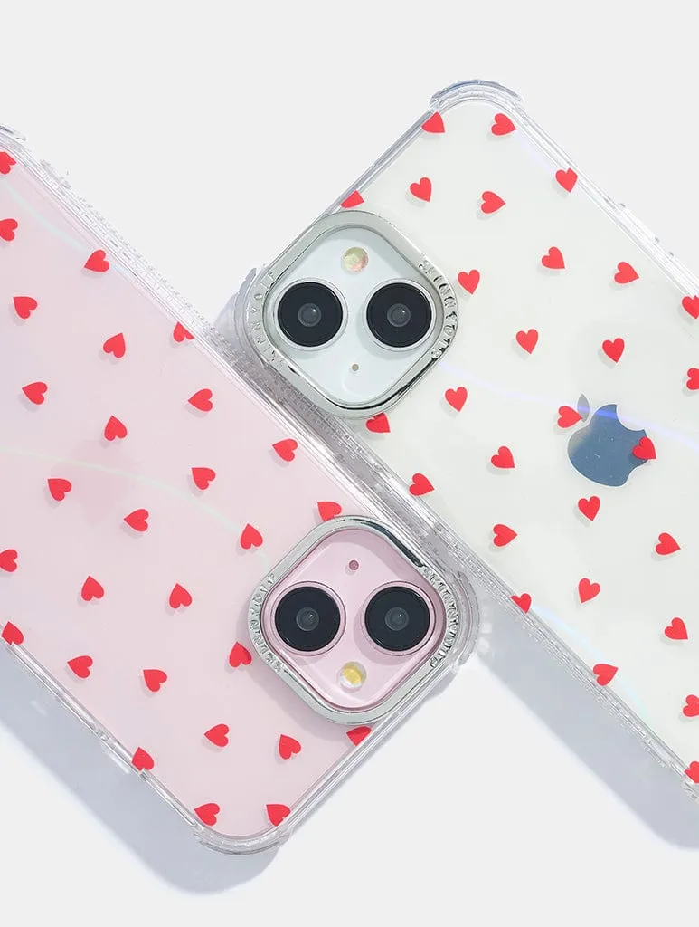 Mini Ditsy Hearts Shock iPhone Case sold by Skinnydip London product image thumbnail 2