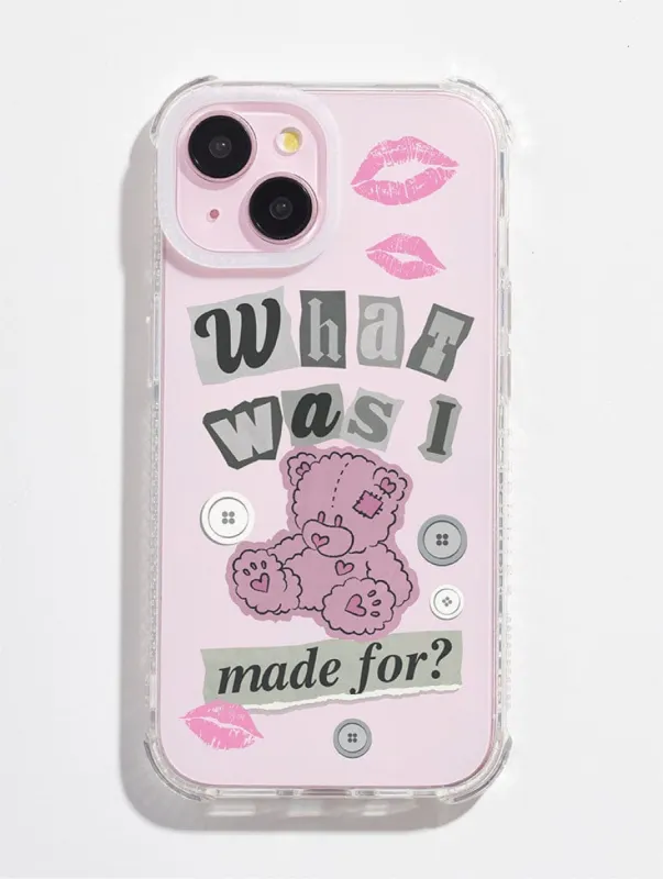 What Was I Made For? Shock iPhone Case sold by Skinnydip London