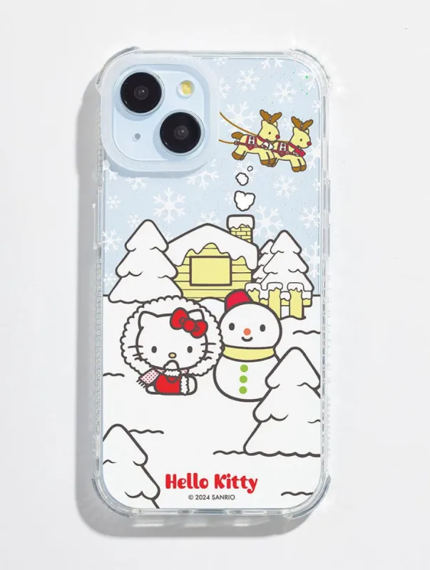 Hello Kitty Snowman Shock iPhone Case sold by Skinnydip London