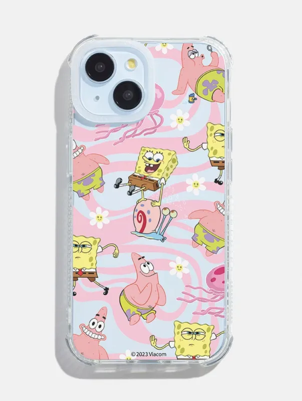 SpongeBob x Skinnydip Swirl Shock iPhone Case sold by Skinnydip London