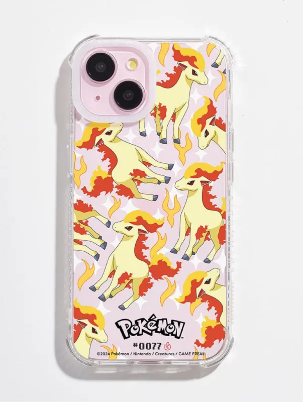 Pokemon #0077 Ponyta Shock iPhone Case sold by Skinnydip London