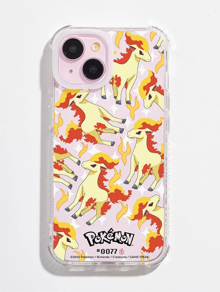 Pokemon #0077 Ponyta Shock iPhone Case sold by Skinnydip London