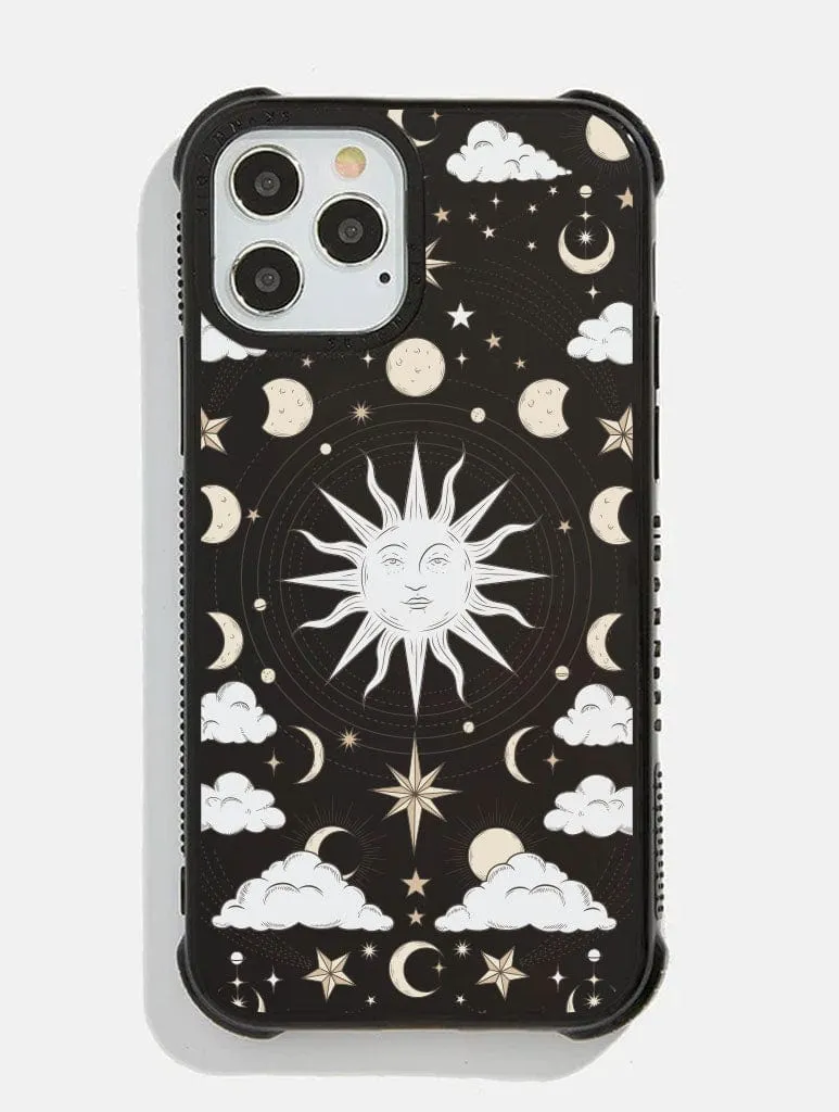 Black Celestial Tarot Shock iPhone Case sold by Skinnydip London