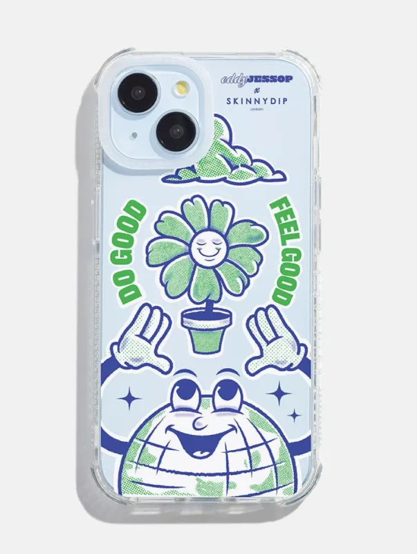Eddy Jessop x Skinnydip Do Good Feel Good Shock iPhone Case sold by Skinnydip London